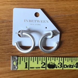 NWOT Silver Earrings